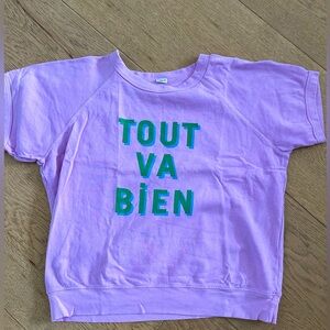 Clare V short sleeve sweatshirt - great condition